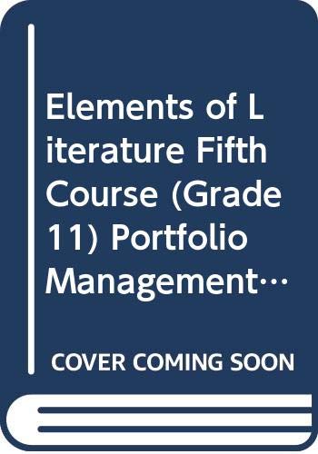 Stock image for Elements of Literature Fifth Course (Grade 11) Portfolio Management System for sale by Nationwide_Text