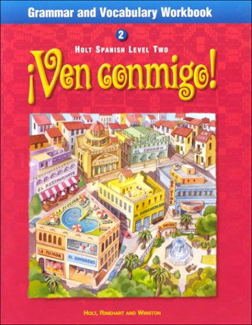 Beispielbild fr Ven Conmigo Grammar and Vocabulary: Level 2 (Holt Spanish: Level 2) zum Verkauf von Ergodebooks