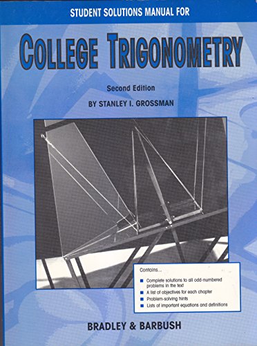 9780030531842: College Trigonometry