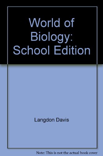 Beispielbild fr World of Biology: School Edition zum Verkauf von HPB-Red