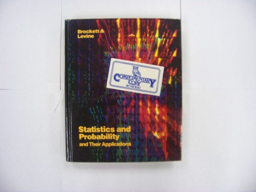 Imagen de archivo de Statistics & Probability & Their Applications a la venta por ThriftBooks-Atlanta