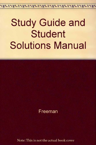Principles of Modern Chemistry (Study Guide and Student Solutions Manual) (9780030535031) by Freeman
