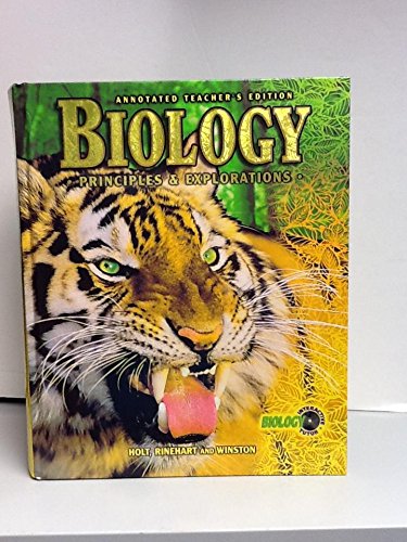 9780030538346: Biology Principles and Explorations -teacher's Edition