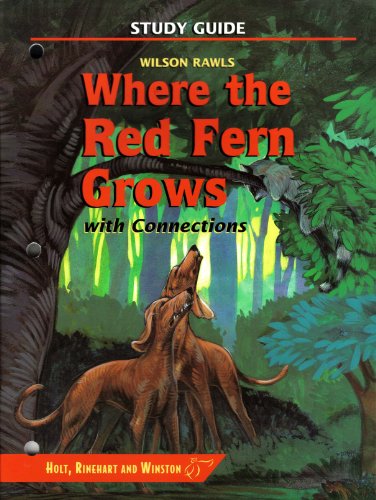 Imagen de archivo de Where the Red Fern Grows Study Guide with Connections a la venta por Decluttr
