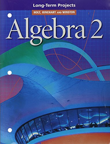 Stock image for Algebra 2: Long-Term Projects for sale by The Book Cellar, LLC