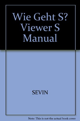 9780030542237: Wie Geht S? Viewer S Manual