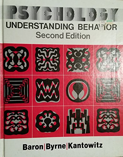 Imagen de archivo de Psychology : Understanding Behavior a la venta por Better World Books