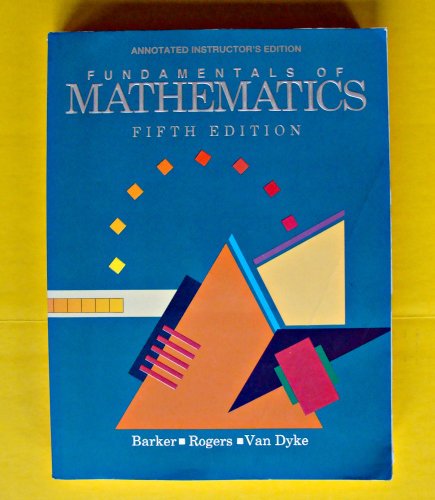 9780030542589: Title: Fundamentals of Mathematics