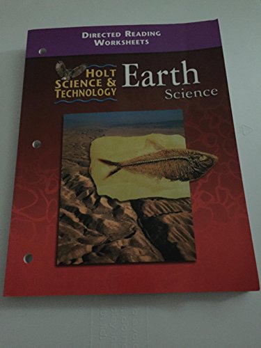 Stock image for Holt Science Technology Earth Science: Directed Reading Worksheets for sale by Front Cover Books