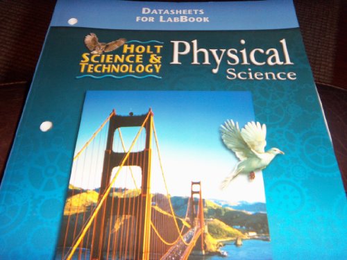 9780030544040: Holt Science&Technology Physical Science Datasheets for LabBook