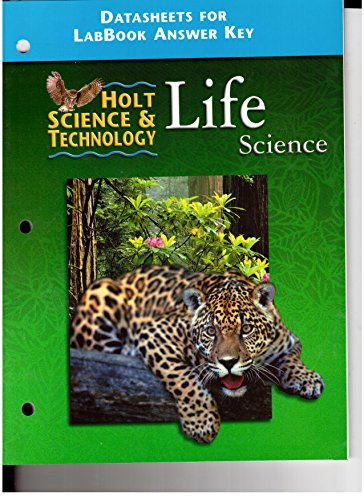 9780030544125: datasheets-for-labbook-answer-key-holt-science---technology-life-science