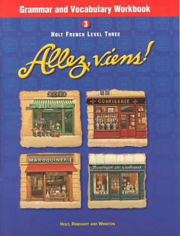 Beispielbild fr Allez, Viens! French, Level 3 - Grammar and Vocabulary Workbook zum Verkauf von The Book Cellar, LLC