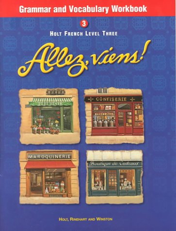 Stock image for Allez, Viens! French, Level 3 - Grammar and Vocabulary Workbook for sale by Decluttr