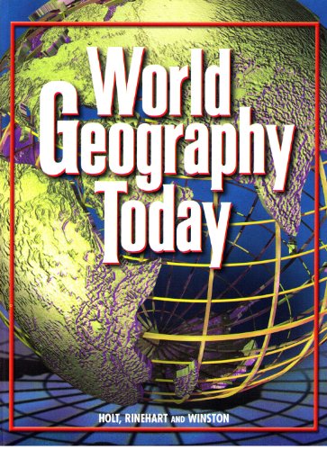 Stock image for World Geography Today for sale by SecondSale
