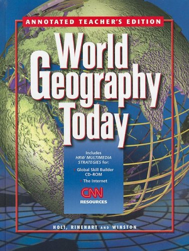 Stock image for World Geography Today for sale by Better World Books: West