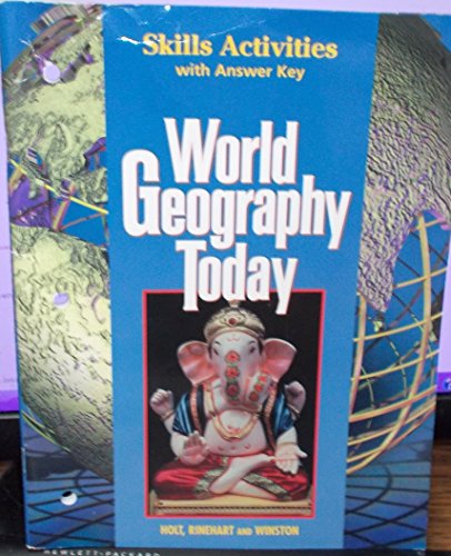 9780030544712: World Geography Today: Skills Activities with Answer Key