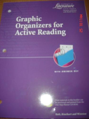 Stock image for Elements of Literature Sixth Course (Grade 12) Graphic Organizers for Active Reading for sale by Allied Book Company Inc.