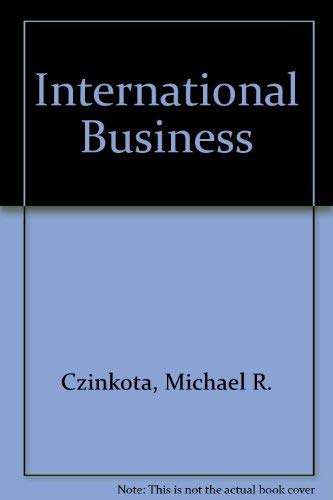 Beispielbild fr International Business zum Verkauf von Better World Books