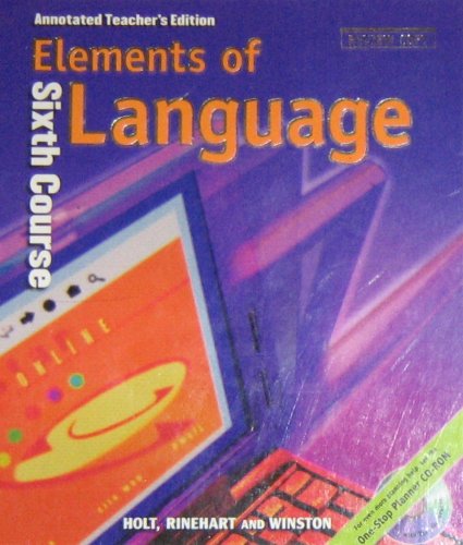 9780030548024: Elements of Language, Grade 12