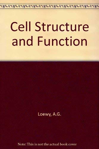 9780030548970: Cell Structure and Function