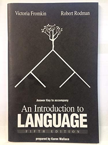 Stock image for AK Introduction to Language for sale by SecondSale