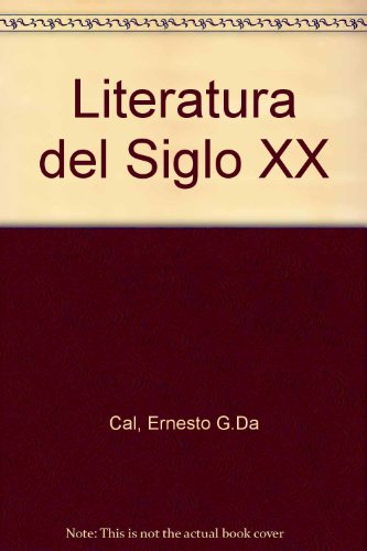 Imagen de archivo de Literatura del Siglo XX a la venta por ThriftBooks-Atlanta