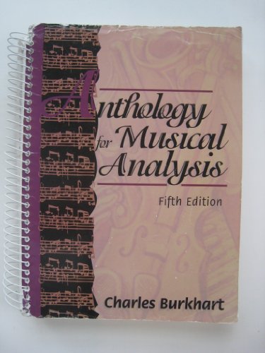 9780030553189: Anthology for Musical Analysis