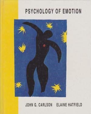 Beispielbild fr Psychology of Emotion zum Verkauf von Better World Books