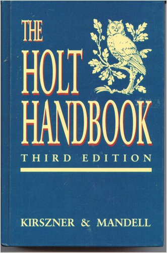 Beispielbild fr The Holt Handbook (Third Edition) zum Verkauf von Jenson Books Inc