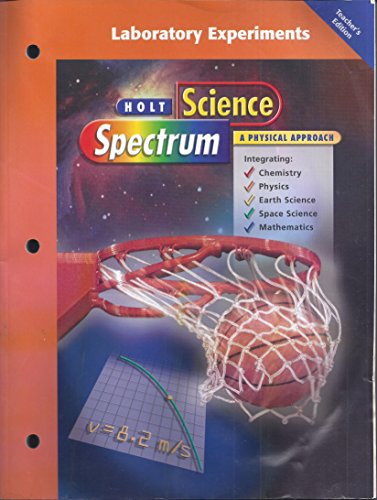 Stock image for Laboratory Experiments Teacher's Edition Holt Science Spectrum A Physical Approach for sale by HPB-Emerald