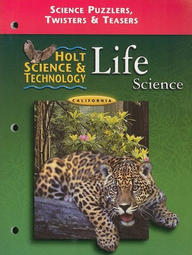 Stock image for Science Puzzlers, Twisters & Teasers Life Grade 7: Holt Science & Technology, California (Ca Hs&t 2001) for sale by ThriftBooks-Dallas
