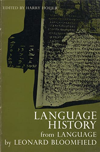 9780030558405: Language History; From Language (1933 Ed. )