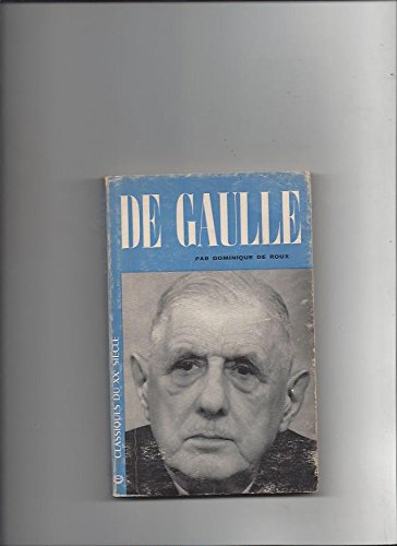 Imagen de archivo de De Gaulle (European Problems Study) a la venta por WeSavings LLC
