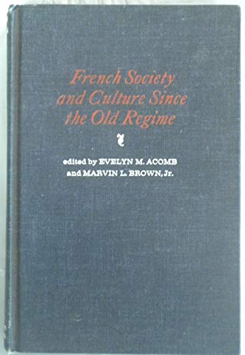 Beispielbild fr French Society and Culture Since the Old Regime. zum Verkauf von Better World Books