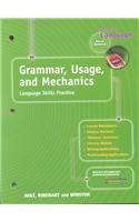9780030563515: Grammar, Usage, and Mechanics: Language Skills Prctice for Chapters 10-26