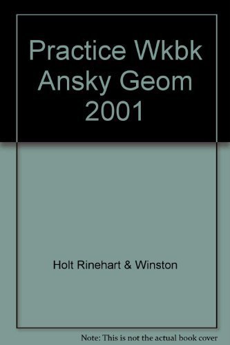 9780030565014: Holt Geometry: Practice Workbook Answer Key