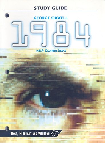 Stock image for 1984 with Connections (HRW Library Study Guides) for sale by HPB-Red