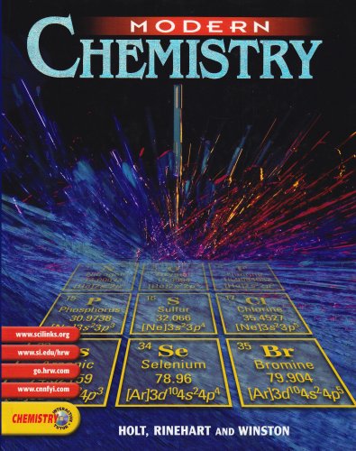 9780030565373: Modern Chemistry: Student Edition 2002