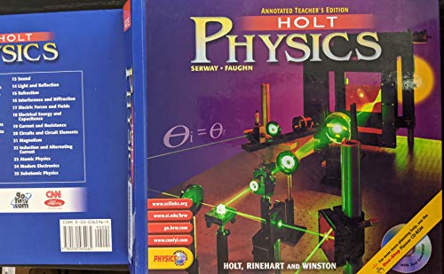 Stock image for Holt Physics Annotated Teacher's Edition ; 9780030565465 ; 0030565464 for sale by APlus Textbooks