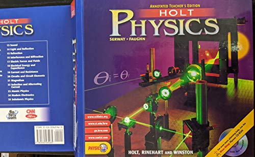 Stock image for Holt Physics Annotated Teacher's Edition for sale by Books of the Smoky Mountains