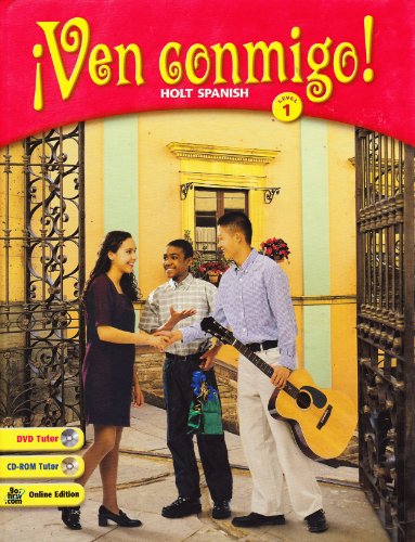 Imagen de archivo de Ven Conmigo!: Holt Spanish Level 1 (Spanish Edition)[BOOK ONLY] a la venta por Gulf Coast Books