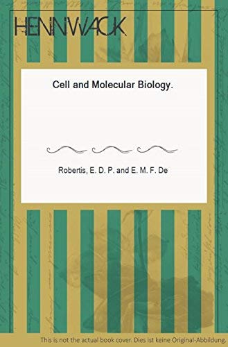 9780030567490: Cell and Molecular Biology