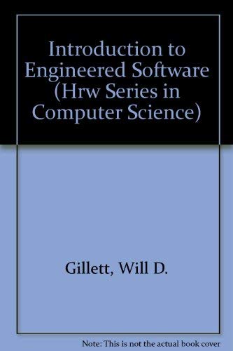 Imagen de archivo de Introduction to Engineered Software a la venta por Better World Books