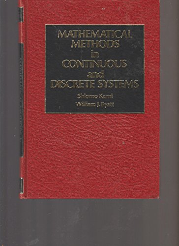 Stock image for Mathematical methods in continuous and discrete systems (HRW series in electrical and computer engineering) for sale by HPB-Red