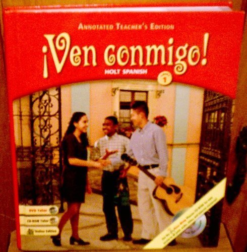 Imagen de archivo de Ven Conmigo! Spanish: Annotated Teacher's Edition, Third Edition (2003 Copyright) a la venta por ~Bookworksonline~