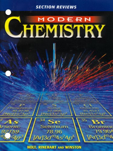 Imagen de archivo de Modern Chemistry: Section Reviews a la venta por Gulf Coast Books
