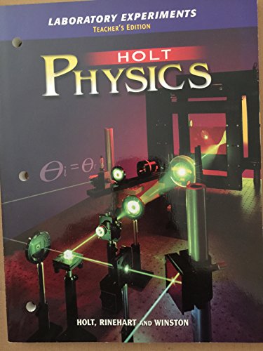 9780030573590: Physics Laboratory Experiments Teacher's Edition