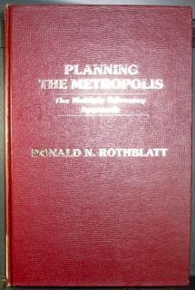 Imagen de archivo de Planning the Metropolis : The Multiple Advocacy Approach a la venta por Better World Books