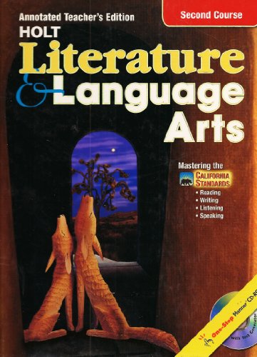 Holt Lilterature and Language Arts, Grade 8 (9780030573699) by Kylene Beers; Lee Odell; Flo Ota De Lange; Sheri Henderson; John Malcolm Brinnin, John Leggett, Etc.
