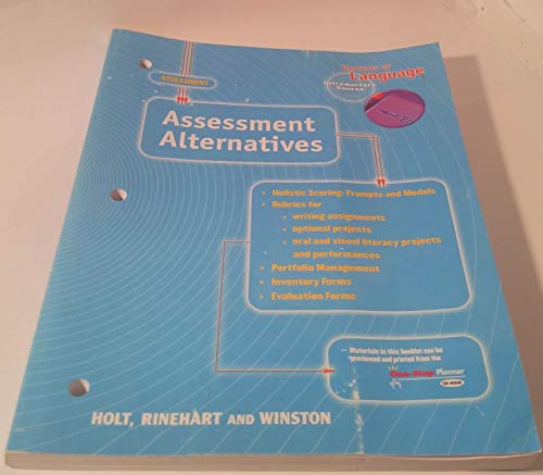 9780030575662: Assessment Alternatives (Elements of Language Series)